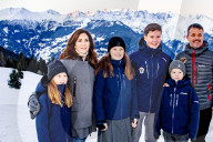 PEOPLE - 1. Schultag für die dänischen Royals an einer Privatschule in Verbier