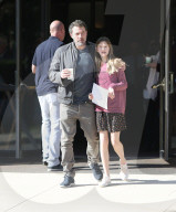 Ben Affleck And Daughter Violet Look SO Adorable Together At Sunday Services
