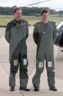 Prince William and Prince Harry at RAF Shawbury Where they Are Undergoing Helicoper Training, Shropshire, Britain - 18 Jun 2009