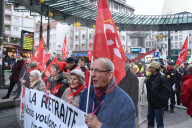NEWS - Proteste bei einer Demonstration gegen die Rentenreform in Strassburg