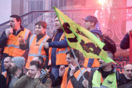 NEWS - Proteste bei einer Demonstration gegen die Rentenreform in Strassburg