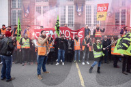 NEWS - Proteste bei einer Demonstration gegen die Rentenreform in Strassburg