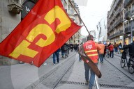 NEWS - Proteste bei einer Demonstration gegen die Rentenreform in Strassburg
