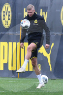 SPORT - Erling Haarland beim Borussia Dortmund Training