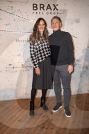 PEOPLE - Bastian Schweinsteiger mit Ehefrau Ana Ivanovic bei der BRAX x Ana Ivanovic und Bastian Schweinsteiger Modenschau an der  Fashion Week in Berlin