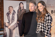 PEOPLE - Bastian Schweinsteiger mit Ehefrau Ana Ivanovic bei der BRAX x Ana Ivanovic und Bastian Schweinsteiger Modenschau an der  Fashion Week in Berlin