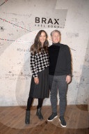 PEOPLE - Bastian Schweinsteiger mit Ehefrau Ana Ivanovic bei der BRAX x Ana Ivanovic und Bastian Schweinsteiger Modenschau an der  Fashion Week in Berlin