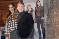 PEOPLE - Bastian Schweinsteiger mit Ehefrau Ana Ivanovic bei der BRAX x Ana Ivanovic und Bastian Schweinsteiger Modenschau an der  Fashion Week in Berlin