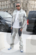 Tyga arriving at Off White show during the Paris Fashion Week 2020