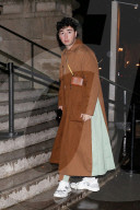 Zack Bia arriving at Valentino show during the Paris Fashion Week 2020