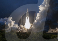 Ariane 5 liftoff
