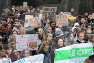 NEWS - Lausanne: Greta Thunberg demonstriert mit der Schweizer Klima-Jugend