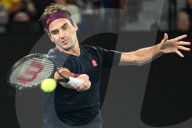 SPORT - Tennis: Roger Federer gewinnt Auftaktspiel in Melbourne