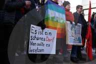NEWS - WFE 2020: Demonstranten in Davos 