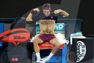 SPORT - Tennis: Roger Federer spielt sein Zweitrundenspiel am Australian Open  