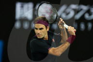 SPORT - Tennis: Roger Federer spielt sein Zweitrundenspiel am Australian Open  
