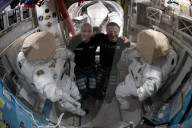 NASA Astronauts Finalize Thermal Repairs