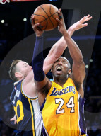 Kobe Bryant wins last game with Lakers