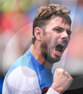 SPORT - Tennis: Stan Wawrinka schlägt Medvedev an Australian Open im Achtelfinal