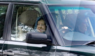 ROYALS - Queen Elizabeth am Steuer in Sandringham