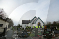 Seamus Mallon Funeral in County Armagh, Northern Ireland