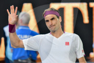 SPORT - Tennis: Roger Federer gewinnt Viertelfinal gegen Sandgren in Melbourne