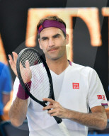 SPORT - Tennis: Roger Federer gewinnt Viertelfinal gegen Sandgren in Melbourne