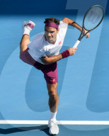 SPORT - Tennis: Roger Federer gewinnt Viertelfinal gegen Sandgren in Melbourne