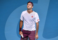 SPORT - Tennis: Roger Federer gewinnt Viertelfinal gegen Sandgren in Melbourne (weitere Bilder)
