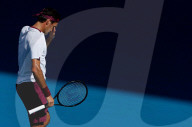 SPORT - Tennis: Roger Federer gewinnt Viertelfinal gegen Sandgren in Melbourne (weitere Bilder)
