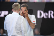 SPORT - Tennis: Roger Federer gewinnt Vierterfinalspiel in Melbourne
