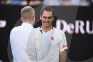 SPORT - Tennis: Roger Federer gewinnt Vierterfinalspiel in Melbourne