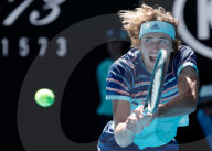 SPORT - Tennis: Wawrinka scheidet gegen Zverev in Melbourne aus