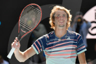 SPORT - Tennis: Wawrinka scheidet gegen Zverev in Melbourne aus