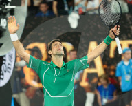 SPORT - Tennis: Djokovic gewinnt gegen Federer den Halbfinal in Melbourne 