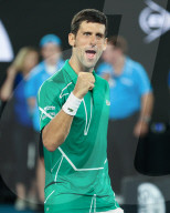 SPORT - Tennis: Djokovic gewinnt gegen Federer den Halbfinal in Melbourne 