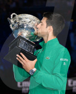 SPORT - Tennis: Novak Djokovic gewinnt zum achten Mal das Australian Open in Melbourne