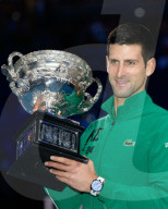 SPORT - Tennis: Novak Djokovic gewinnt zum achten Mal das Australian Open in Melbourne