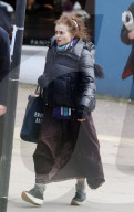 Helena Bonham Carter takes a winter stroll with her boyfriend Rye_Dag Holmboe and their pet pooch