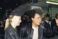 Gary Glitter mit Begleitung