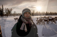 NEWS -  Klimaaktivistin Greta Thunberg besucht Rentierschutzgebiet in Lappland