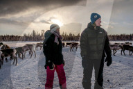 NEWS -  Klimaaktivistin Greta Thunberg besucht Rentierschutzgebiet in Lappland