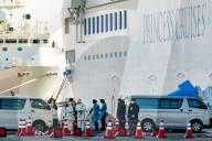 NEWS - Coronavirus: Kreuzfahrtschiff Diamond Princess im Hafen von Yokohama, Japan