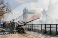 ROYALS - London: Salutschüsse zu Ehren des 68. Jahrestags der Thronbesteigung von Queen Elizabeth