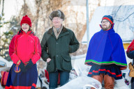 ROYALS - König Carl Gustaf und Silvia von Schweden in Jokkmokk