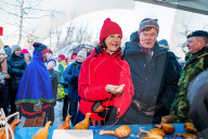 ROYALS - König Carl Gustaf und Silvia von Schweden in Jokkmokk