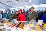 ROYALS - König Carl Gustaf und Silvia von Schweden in Jokkmokk