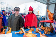 ROYALS - König Carl Gustaf und Silvia von Schweden in Jokkmokk