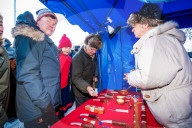 ROYALS - König Carl Gustaf und Silvia von Schweden in Jokkmokk