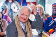 ROYALS - König Carl Gustaf und Silvia von Schweden in Jokkmokk